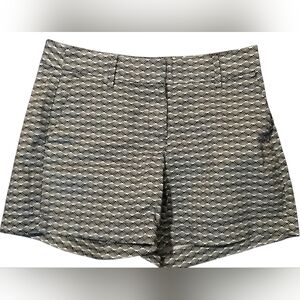 Nautica Women's Dark Blue and White Patterned Shorts